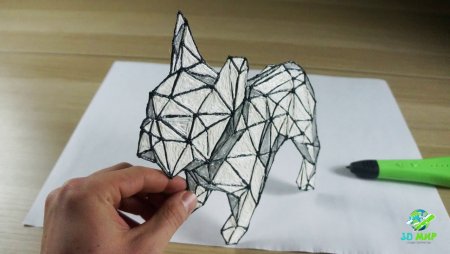 Фигуры с 3д ручкой легкие