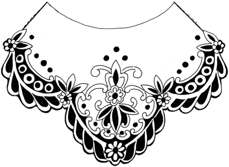Воротничок рисунок
