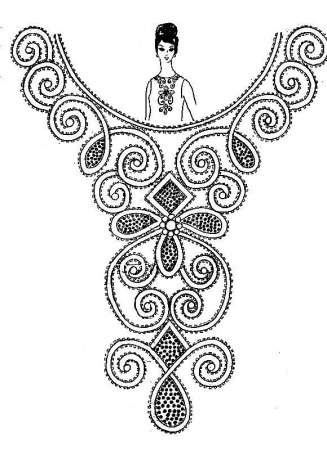 Вышивка шнуром узоры