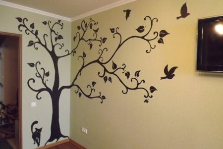 Узоры на стене