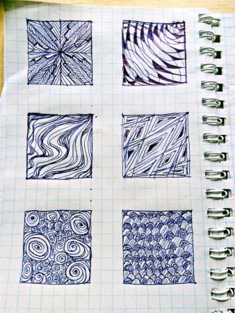 Узоры ручкой