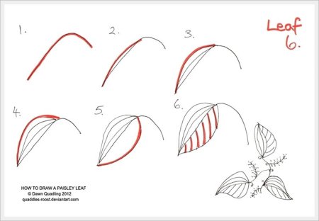 Поэтапное рисование узоров