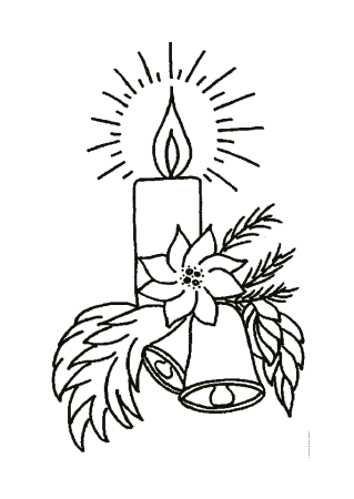 Рисунок на тему Рождество