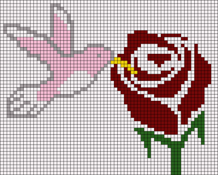 Рисунки по клеточкам маленькие