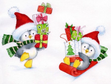 Маленькая Новогодняя открытка