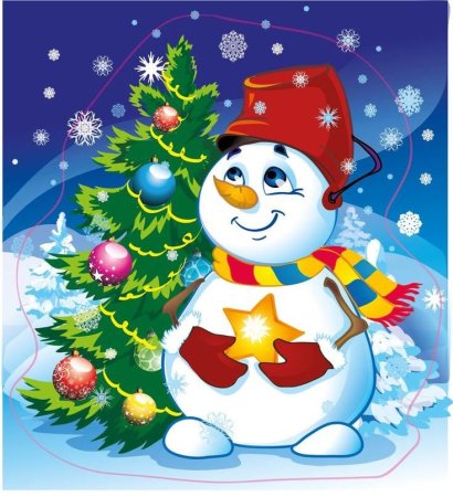 Новогодние открытки для детей