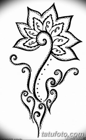 Тату узоры карандашом