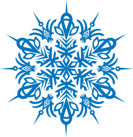 Красивые снежинки