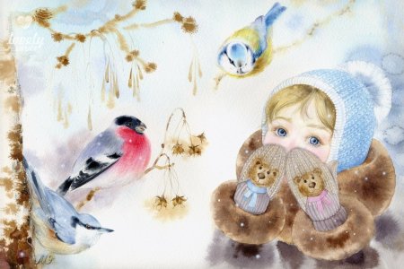 Сказочный домик зимой