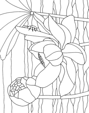 Узоры для витража на стекле