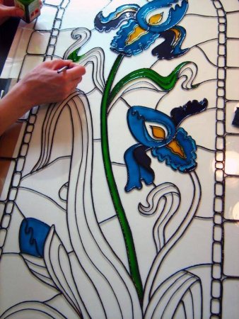 Рисование по стеклу