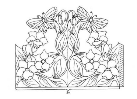 Трафареты для росписи по стеклу