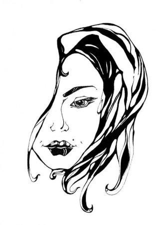 Рисунки геловым ручкой