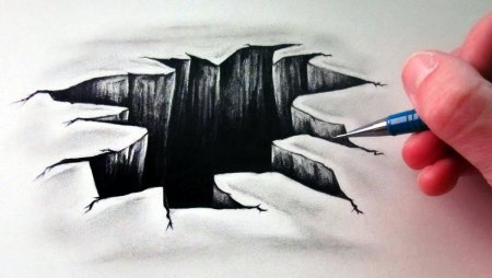3д рисунки карандашом
