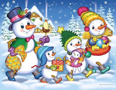 Новогодние рисунки