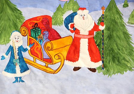 Рисунки для конкурса на тему новый год