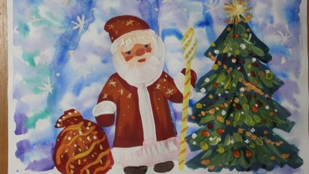 Рисование на тему новый год