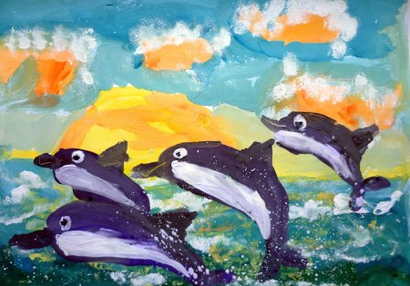 Рисование гуашью