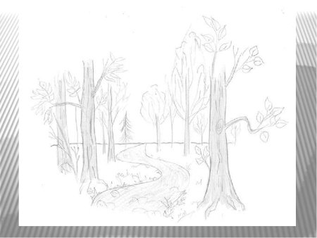 Зарисовки на тему осень карандашом