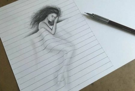 3d рисунки карандашом