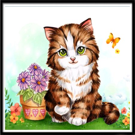 Кошка иллюстрация для детей