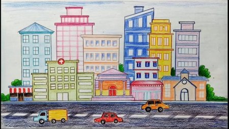 Город рисунок