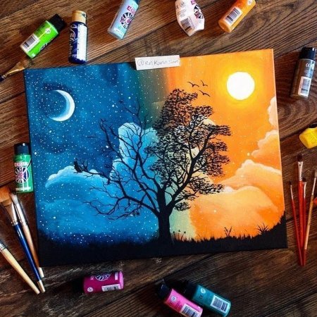 Рисование красками для начинающих