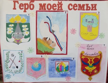 Герб семьи для детского сада