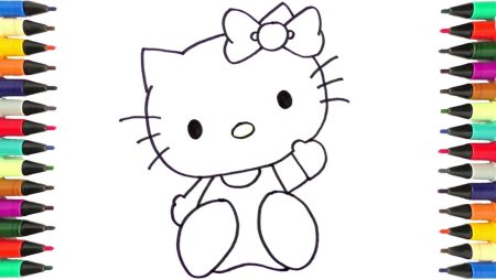 Рисунки для раскраски фломастерами