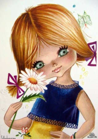 Мультяшная девочка