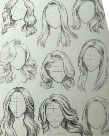 Волосы для рисования