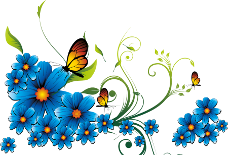 Клипарт цветы на прозрачном фоне