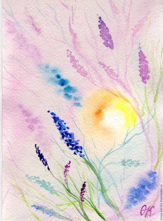 Рисование акварелью для детей