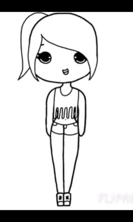 Срисовки для девочек лёгкие