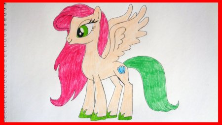 Рисуем Флаттершай пони