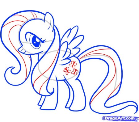 My little Pony раскраска