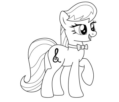 Май Лито пони раскраска