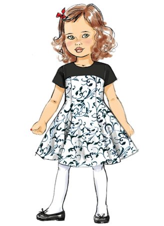 Мультяшные девочки в платьях