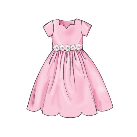 Платье нарисовать для детей