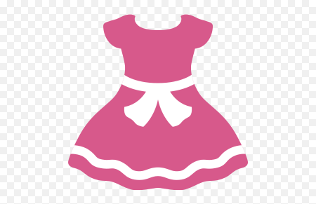 Мультяшная девочка в платье