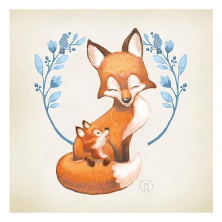Лисенок иллюстрация