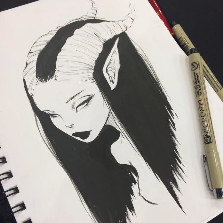 Рисунки в скетчбуке