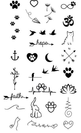 Маленькие простые рисунки