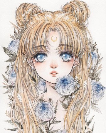 Сейлор Мун арт тамблер