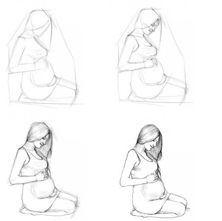 Рисование девушки поэтапно