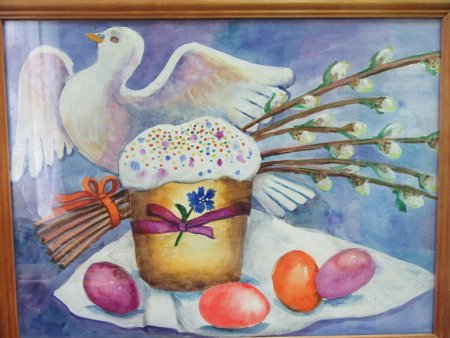 Детские пасхальные рисунки