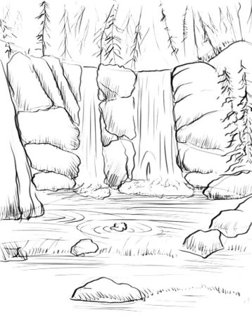 Пейзаж легкий