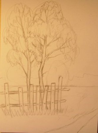 Пейзажи для срисовки