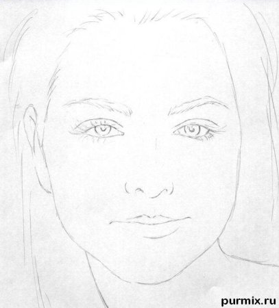 Автопортрет карандашом для новичка легкий