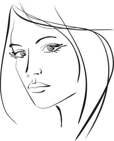 Макет лица